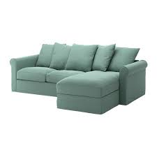 Gronlid 3er Sofa Mit Recamiere Sporda Dunkelgrau Ikea Deutschland 3er Sofa Grunes Sofa Sofa