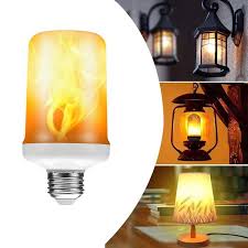 Led Flame Effect Light Bulbs E26 E27 Fire Flickering Light Bulb 7w 99p Primeledlight