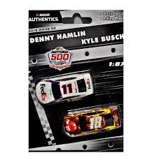 2019 wave 3 #2 brad keselowski autotrader 1/87 nascar authentics mystery pack. Nascar Authentics Ho Scale Joe Gibbs Racing Denny Hamlin Fedex Kyle Busch M M S Toyota Camry Set Global Diecast Direct