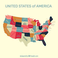 The united states of america (usa), for short america or united states (u.s.) is the third or the fourth largest country in the world. Free Vector United States Of America Dot Map