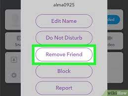 كيفية حذف الأصدقاء على سناب شات 9 خطوات صور توضيحية wikihow
