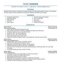 Created an efficient cleaning routine. Best Residential House Cleaner Resume Example Livecareer