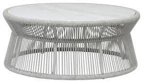Modern coffee table, coffee tables, walnut coffee table, sofa table, coffee table modern we love our miami coffee table from moderncre8ve. Miami Coffee Table With Honed Cararra Marble Top Beach Style Outdoor Coffee Tables By Sunset West Outdoor Furniture Houzz