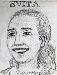 Dibujos lapiz sobre papel del artista Diego Manuel Rodriguez. Drawings.