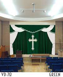 Put your trust in the #1 church suppliers available on the world wide web! Church Curtains And Drapes Altar Decoration For Sale