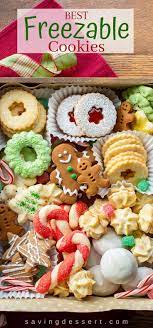 It isn't christmas without dozens and dozens of cookies coming out of the oven to take to friends, to give as gifts, and share at the table around the holidays. Our Best Freezable Cookies Freezable Cookies Festive Cookies Frozen Cookies