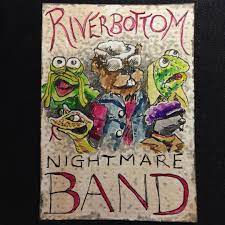 The greatest rock band ever. River Bottom Nightmare Band One Of My Holiday Themed Atcs Diane Bradley Art