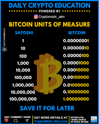 If so then how many units are there in a bitcoin and what is the smallest denomination of bitcoin called? Bitcoin To Satoshi Conversion Crypto Crunch App Facebook