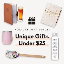The universe gave you your unique gifts…don't. Ak Gift Guide Unique Gifts Under 25 Ambitious Kitchen