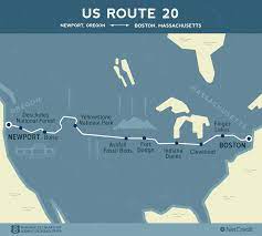 Us Highway 20 Map 03_Minimalist-Maps-Of-8-Iconic-Us-Road-Trips_Us-Route-20 - The Gate