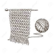 Well, no, but it is the special language of knitting, which uses many abbreviations and terms, which save space and make patterns easier to read. Tangle Of Yarn And Knitting Needles Sketch Illustration Of Accessories For Handicrafts Vector Royalty Free Cliparts Vectors And Stock Illustration Image 89978439