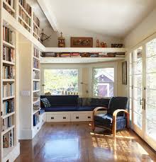It's very nice to relax in this this home library is visually linked to the living room space, at the same time remaining cozy. 50 Jaw Dropping Home Library Design Ideas