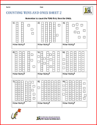 Help make math a cakewalk for first graders. Place Value Ones And Tens Worksheets