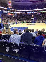 Boston celtics courtside seats are the best celtics seats in the td garden and some of the best seats in any nba arena. Wells Fargo Center Section Sfl Row 4 Seat 25 Philadelphia 76ers Vs Boston Celtics Shared Anonymously