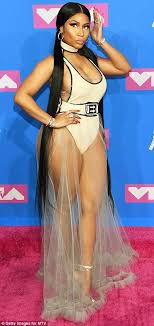 Blac Chyna Nicki Minaj Video Mtv Video Music Awards 2018 Worst Dressed Stars Arrive On Red Carpet Nicki Minaj Mtv Video Music Award Fashion Police