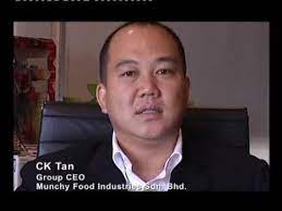 Munchy's, munchy food industries sdn bhd is consider one of the largest biscuits manufacturer from malaysia and this company was first established by two brothers ,sk tan and lk tan. Eo Taipan Interviews Ck Tan Group Ceo Munchy Food Industries Sdn Bhd Youtube