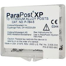 parapost xp post system stainless steel refill coltene