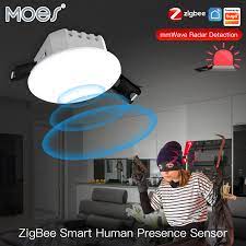 Tuya Smart ZigBeeWiFi Human Presence Detector Radar Detection Sensor  Photometric 2 in 1 Function Smart Life Ceiling PIR Hub
