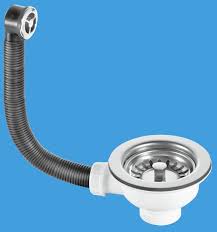 Hello 2520 most sinks for kitchens come with a set of rubber washers to seal the waste, you should. Mcalpine Kitchen Sink Basket Strainer Waste With Overflow