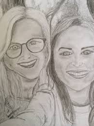 Pencil Drawing Of Rose And Rosie Rose And Rosie Pencil Drawings Drawings