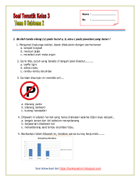 Kali ini admin ingin membagikan link download soal tema 5 kelas 5 sd subtema 3 keseimbangan ekosistem dan kunci jawaban yang. Soal Soal Pts Sd Mi Kelas 1 2 3 4 5 6 Semester 1 Th 2019 Research Papers Academia Edu