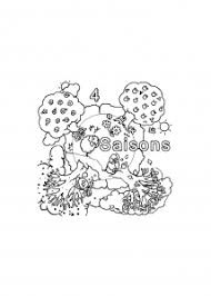 These are suitable for toddlers, preschool and kindergarten. 4 Seasons Free Printable Coloring Pages For Kids