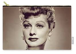 Lucille Ball, Vintage Actress Zip Pouch