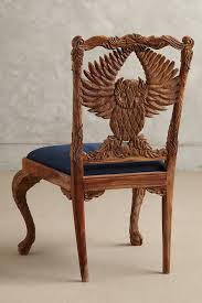 Handcarved Menagerie Armchair Owl Decor Chair Furniture