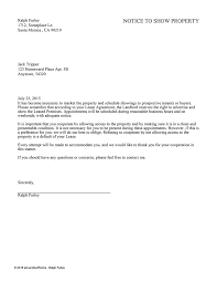 Tenants are typically required to notify a landlord in. Notice To Show Property Ezlandlordforms