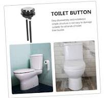 Uonlytech 3 Pièces - Accessoires Bas À Haut Bouton Pièces De Toilette Valve  De Remplissage De Toilette Cuvette De Toilette Kit De Remplacement De ...