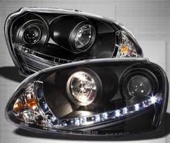 Vw Jetta 2006 2009 Black Hid Projector Headlights Led Drl Jetta 2006 Autos Deportivos Autos