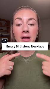 Emory Birthstone Necklaces for Personalized Gifts