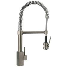 Get free shipping on qualified high arc bathroom sink faucets or buy online pick up in store today in the bath department. Latoscana Dax Single Handle Pull Down Sprayer Kitchen Faucet With High Arc Spring Spout In Brushed Nickel 84pw557lfex The Home Depot