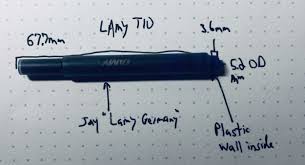 It can present like this. Fountain Pen Cartridge Guide Unsharpen