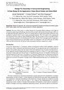 Maybe you would like to learn more about one of these? Design For Assembly In Concurrent Engineering A Case Study On Its Application Glass Block Holder And Glass Mold Scientific Net