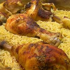 Ridiculously Easy Baked Chicken With Rice Recipe Baked Chicken Legs Baked Chicken Recipes Chicken Recipes