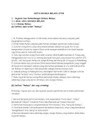 Bahasa melayu stpm semester 1 oleh cikgu norshima 01 tuisyenpercuma. Nota Bahasa Melayu Stpm 1 Sejarah Dan Perkembangan Bahasa Melayu 1 1 Asal Usul Bahasa Melayu 1 1