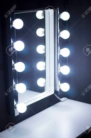 Studio Makeup Table Mirror Lights For Professional Make Up Artists Stock Photo Picture And Royalty Free Image Image 63423598