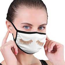 Modern Stylische Wimpern Make Up Glam Mund Maske Mode Gesichtsmaske Fur Manner Und Frauen Jungen Un Masken Gesichtsmaske Gesichts Masken