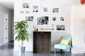 Align the top and bottom of the columns, and keep the space between each frame consistent. White Frame Gallery Wall Sugar Bee Crafts