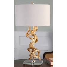 Uttermost Twisted Vines Bright Gold Leaf Table Lamp 1g135 Lamps Plus Gold Table Lamp Elegant Table Lamp Table Lamp