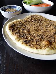 Manakish Lebanese Zaatar Bread Lebanese Recipes Food Recipes