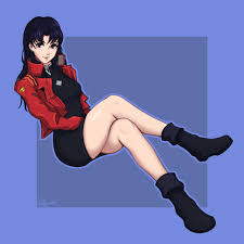 Ranveld Misato Katsuragi Dantewontdie, neon genesis evangelion, katsuragi misato, fanart from pixiv, fanart, pixiv.