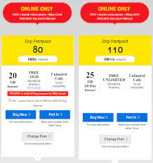 Among them is the internet bonus 365 which provides up to 7.5gb, 15gb, and 30gb of free data per month for all three plans respectively. Digi Revamps Postpaid 58 With Unlimited Calls And Free Cash Vouchers For New Users Technave