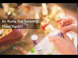 Tuz Seramigi Nasil Yapilir Tuz Hamuru Tarifi Youtube
