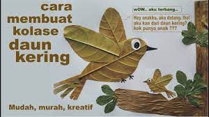 Silahkan pilih gambar mozaik dari daun kering berikut ini, sesuaikan dengan tingkat kerumitan yang ingin anda buat. Cara Membuat Kolase Burung Terbang Dari Daun Kering Youtube