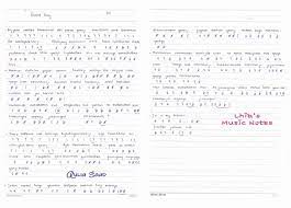 Image For Not Angka Bts Lirik Lagu Lagu Pianika