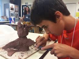 Local Students Learn Pottery Molding |