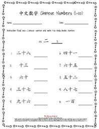 Convert The Chinese Numbers To Hindu Arabic Numbers And Vice Versa 1 100