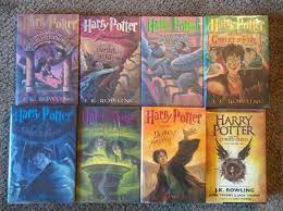 Harry potter and the order of the phoenix look out for first edition copies signed by jk rowling at the midnight launch event in edinburgh on 2003 that are going to be priced in four figures. Harry Potter Complete Hardcover Set Books 1 8 By J K Rowling All Hcdj 1929626359